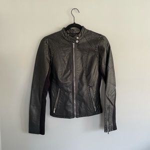 Express black leather jacket | Size XS